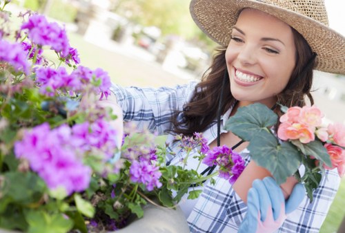 Training session for gardeners on equipment use and safety procedures